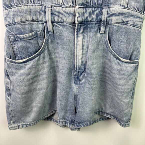 Good American Weightless Jumpsuit Denim Romper One Piece Size 2 - Picture 4 of 11